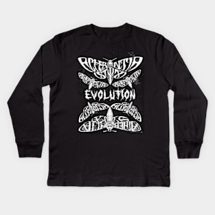 Acherontia Styx - Evolution Kids Long Sleeve T-Shirt